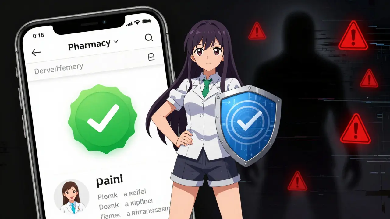 Anime character choosing safe online pharmacy