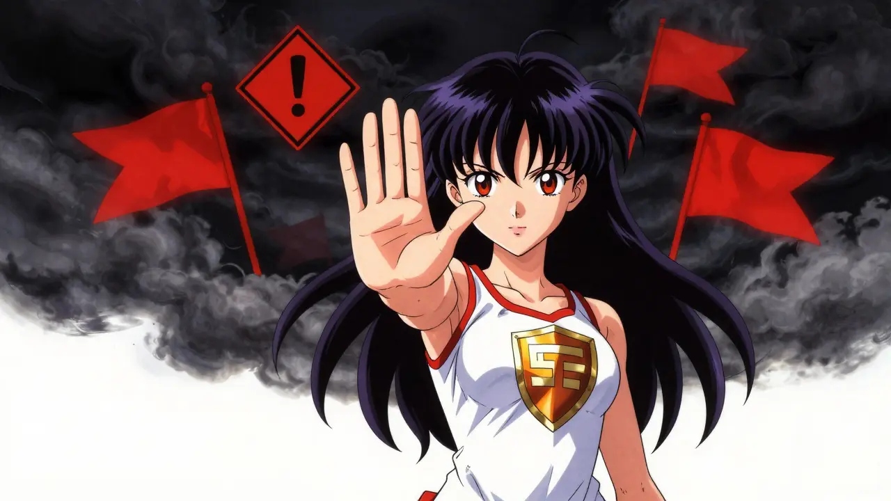 Anime heroine warning against fake pharmacy scams