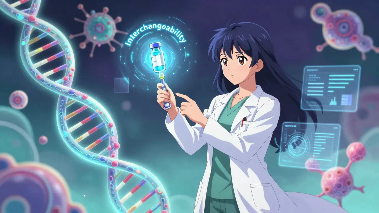 Pharmacist mastering biosimilar science with magic